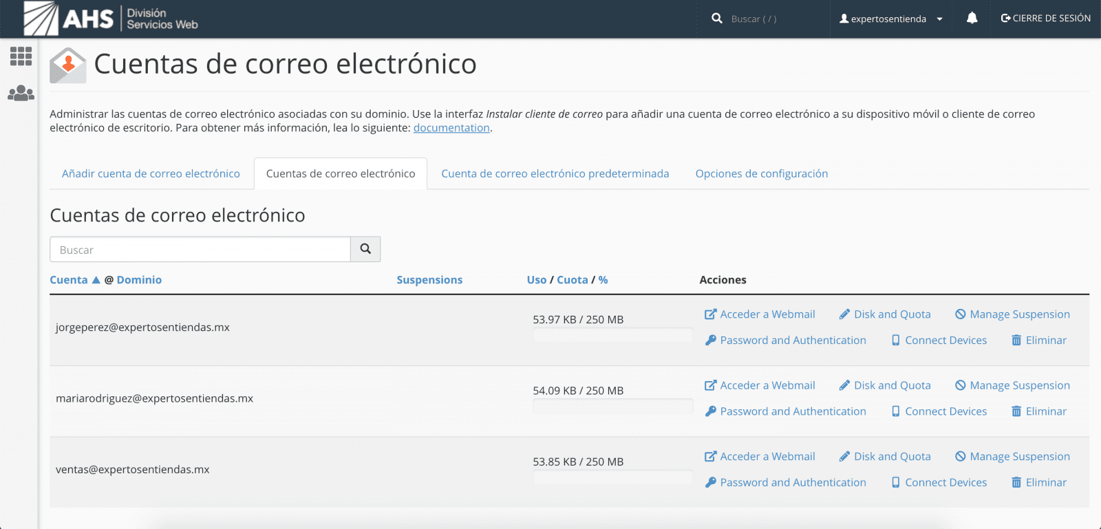 7 cosas GRATIS que incluye nuestro hospedaje web y no sabías 3 mail del hospedaje web