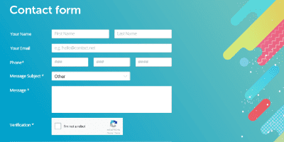 Formularios | Diseño de Sitios Web