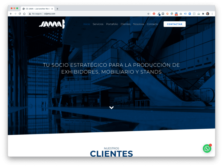 Proyecto sitio web cdjama.com